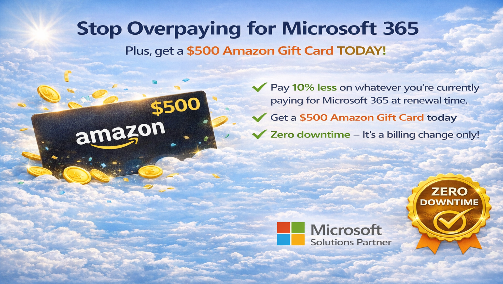 Microsoft 365 postcard offer